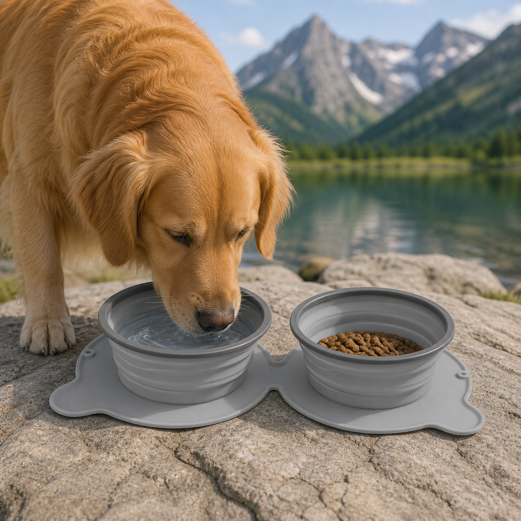 KAVYO Duo utilisée pour l’eau et la nourriture d’un chien