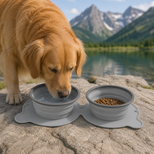 KAVYO Duo utilisée pour l’eau et la nourriture d’un chien