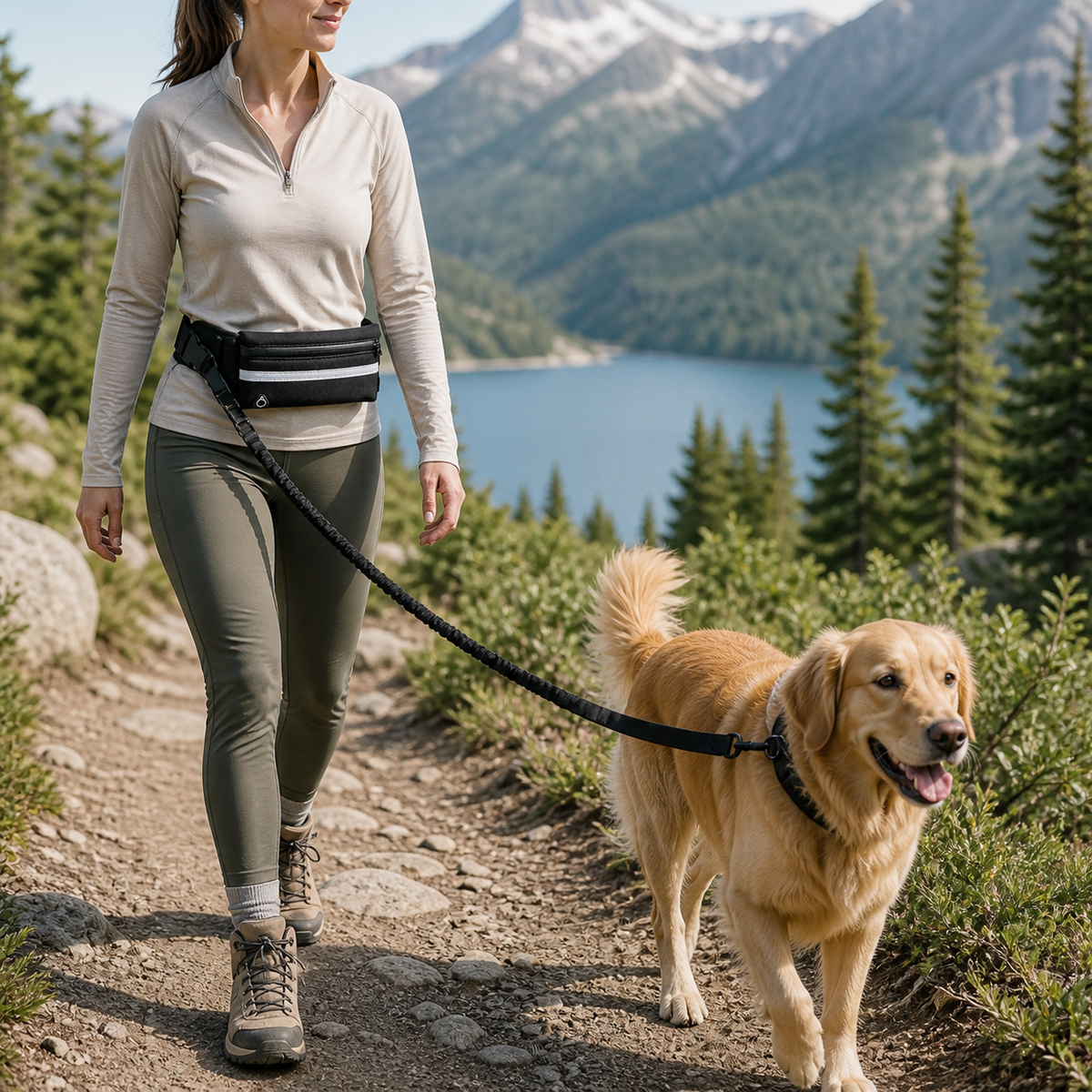 KAVYO Flow portée en promenade mains libres avec un chien